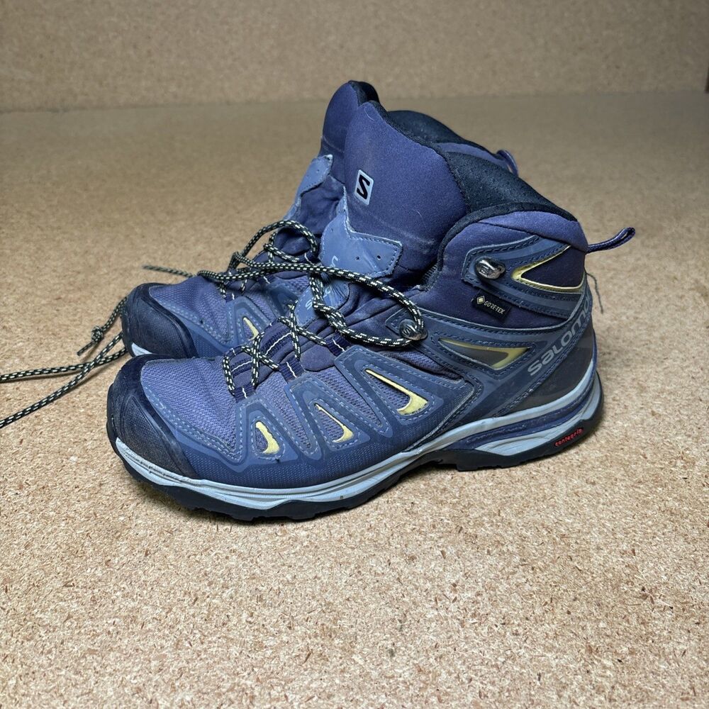 Salomon X-Ultra Purple Gtx Hiking Boots Womens Size 8.5